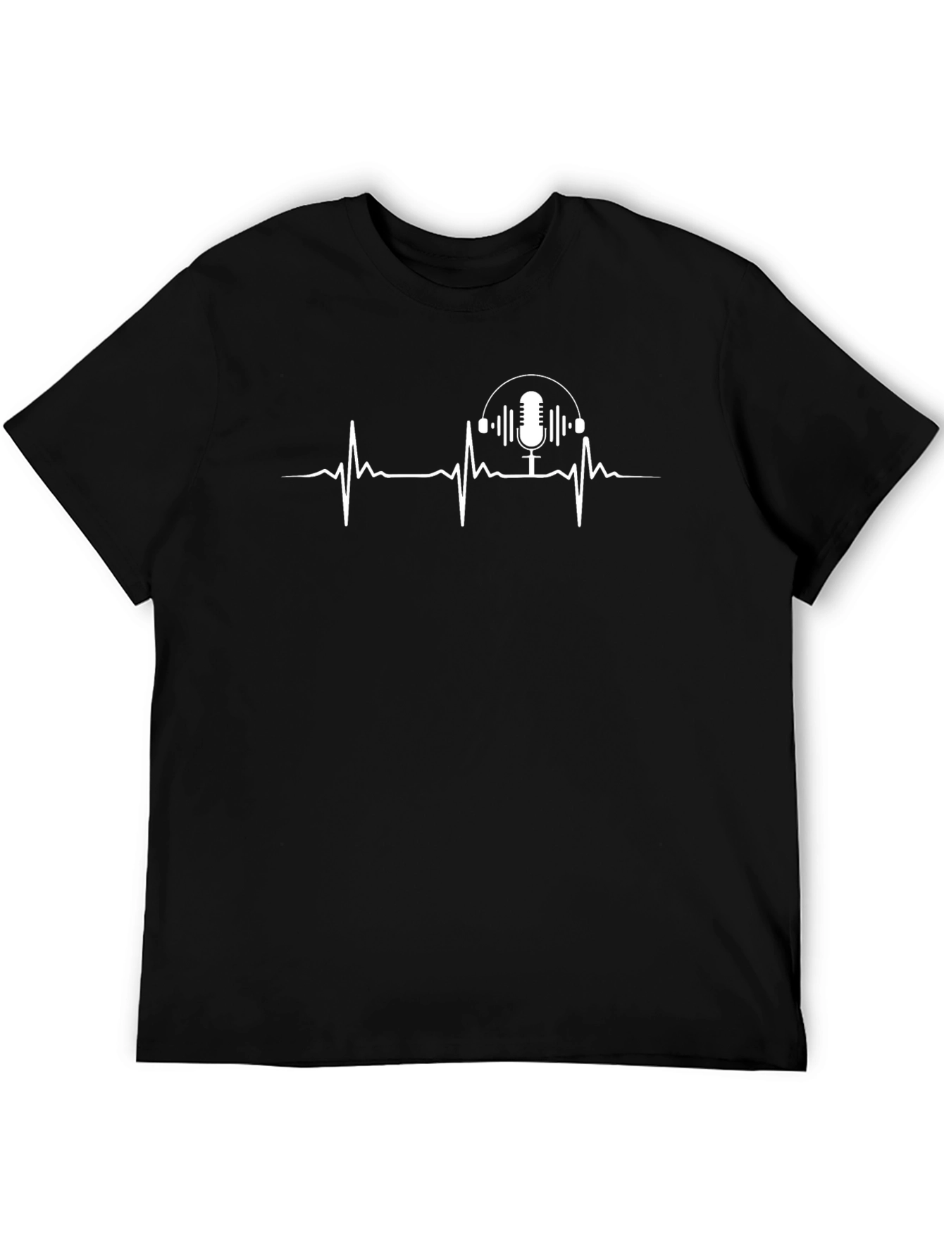 Podcast Heartbeat T-Shirt - Black