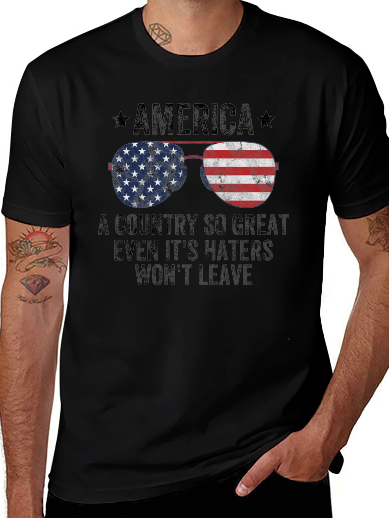 America Patriotic T-Shirt - Country So Great!