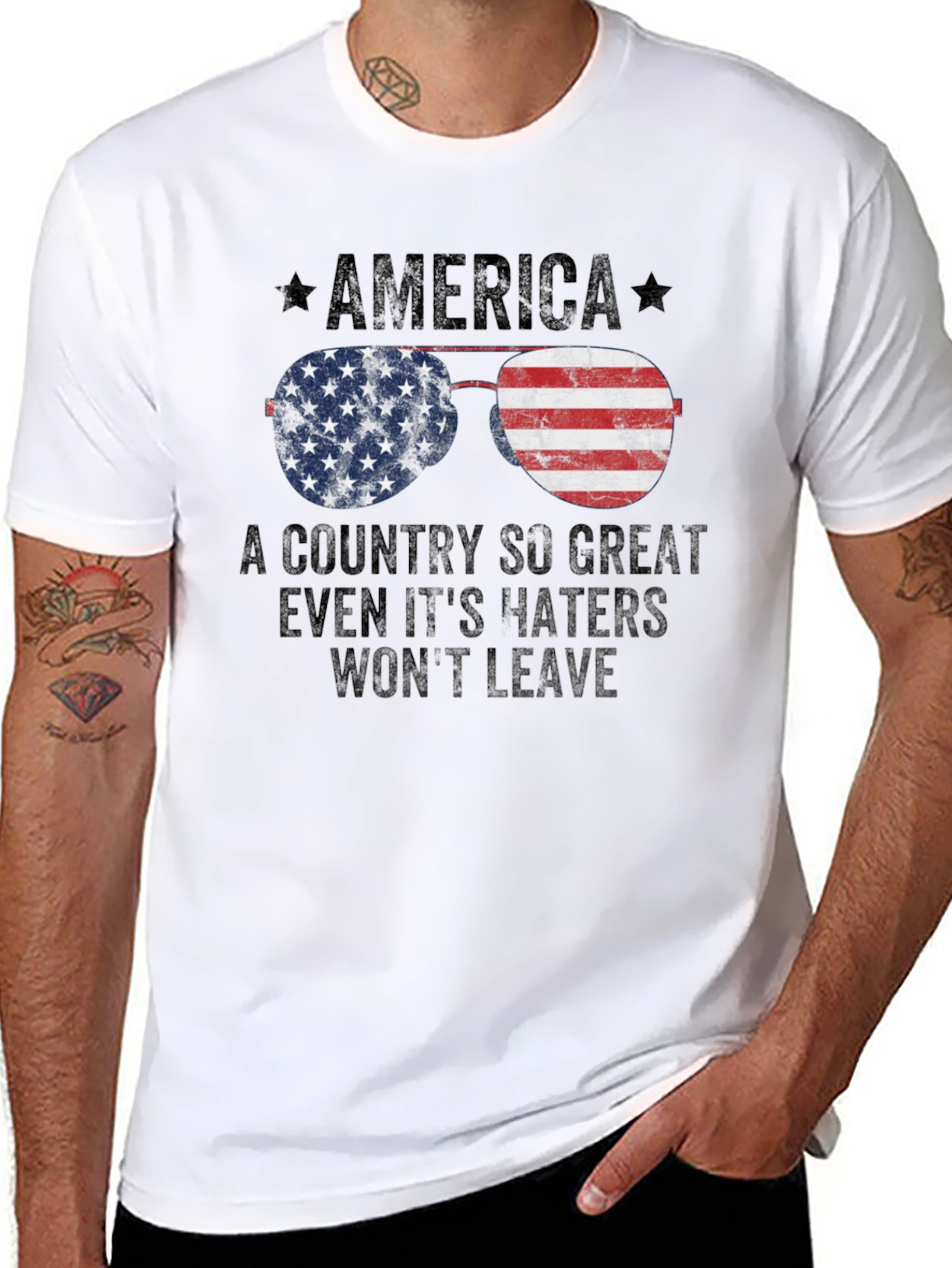 America Patriotic T-Shirt - Country So Great!