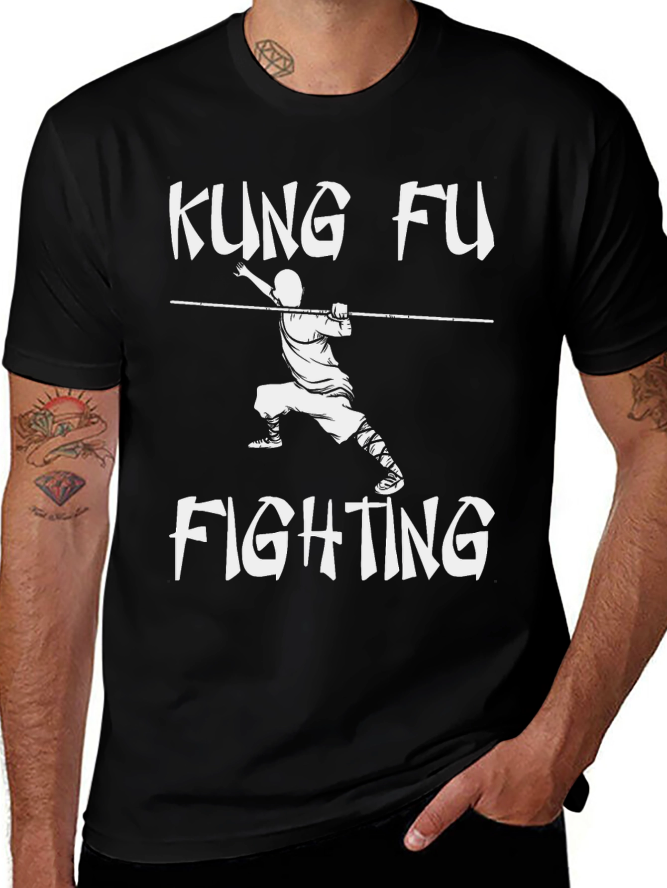 Kung Fu Fighting Graphic T-Shirt