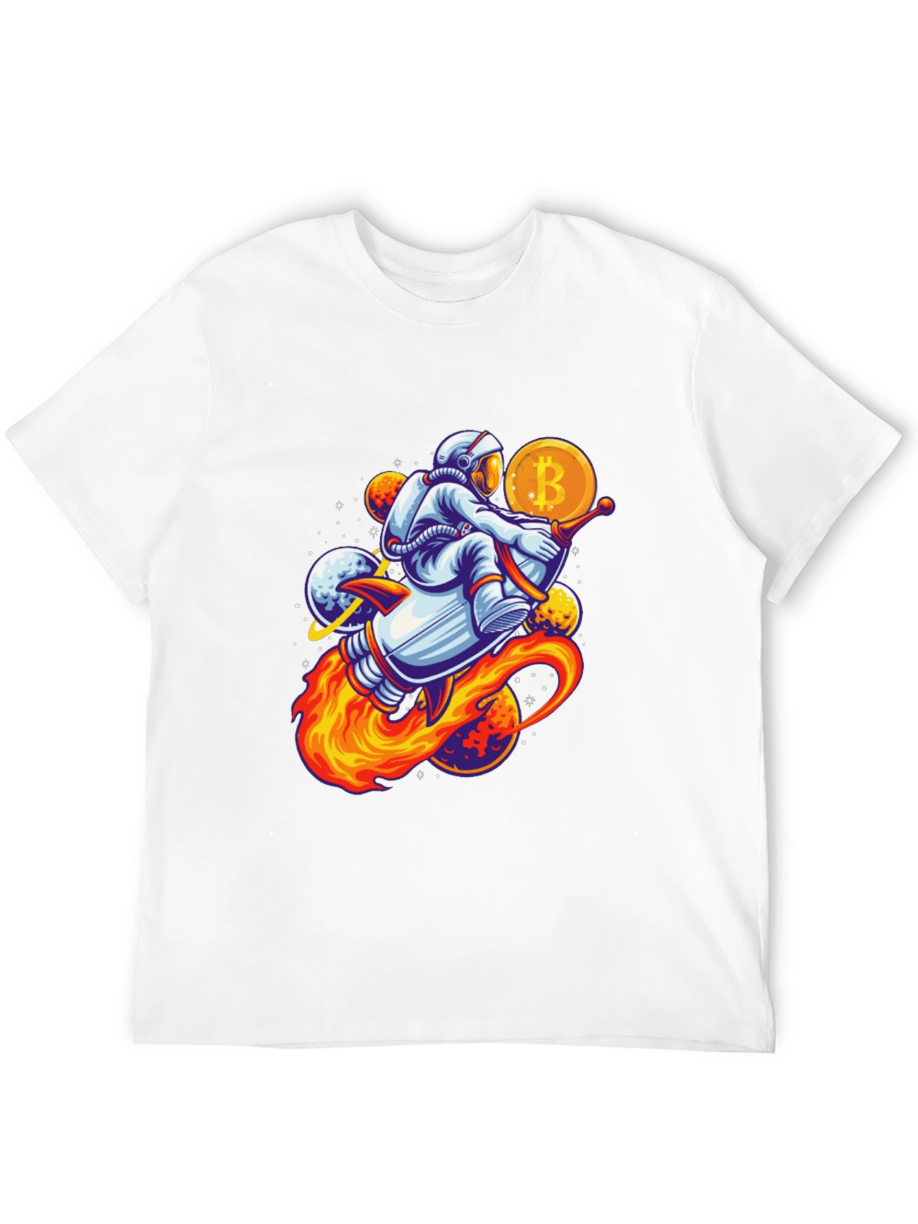 Bitcoin Astronaut Black T-Shirt