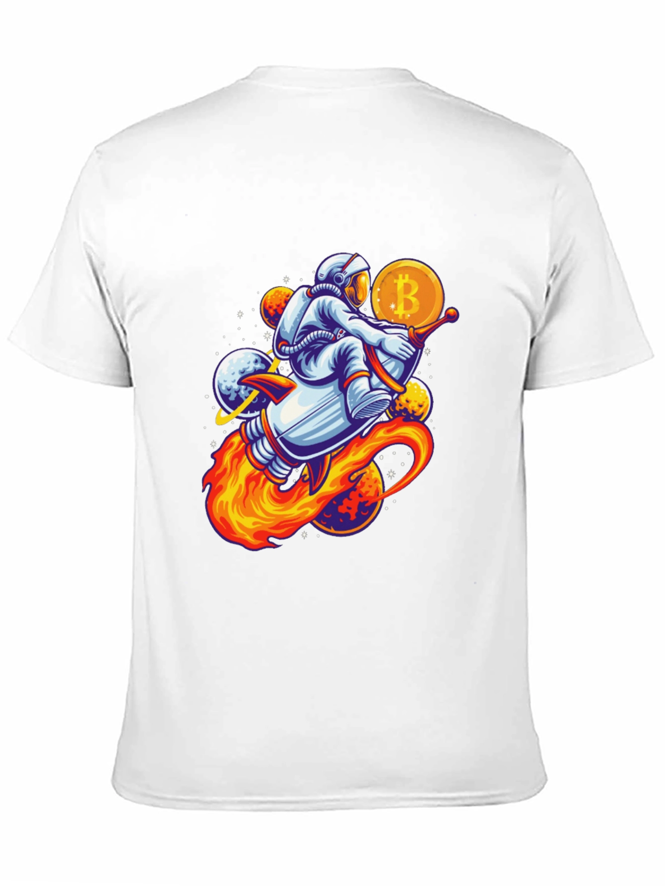 Bitcoin Astronaut Black T-Shirt