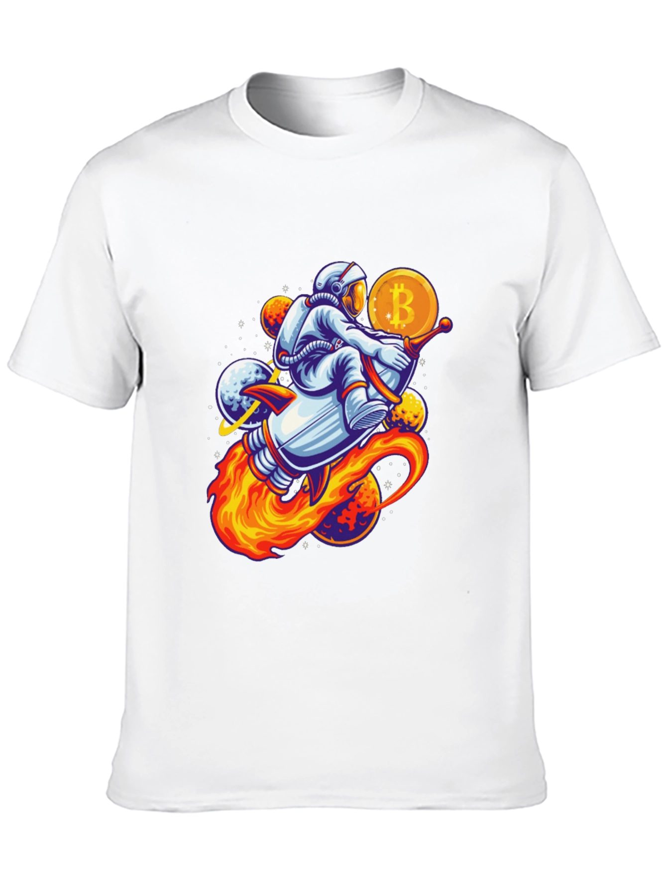 Bitcoin Astronaut Black T-Shirt