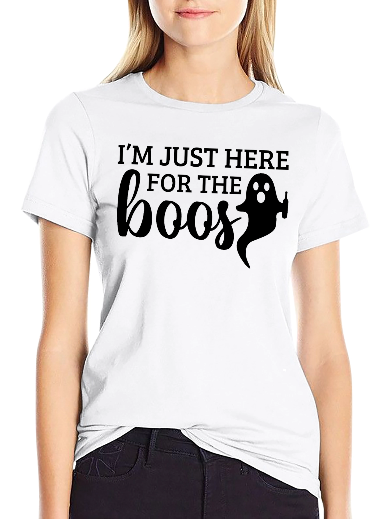 Halloween Boo Ghost Graphic Tee