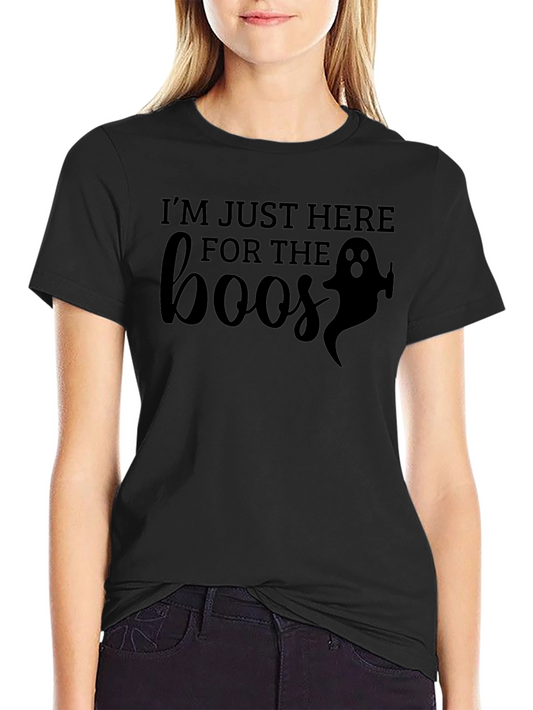 Halloween Boo Ghost Graphic Tee