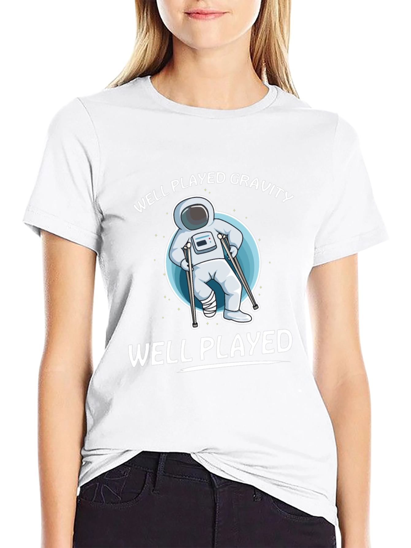 Well Played Gravity T-Shirt - Astronaut Humor Tee