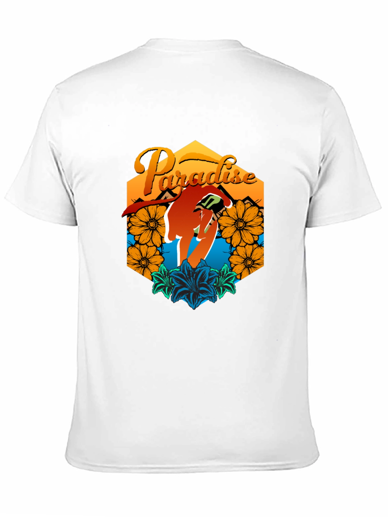 Paradise Graphic Tee - Mens Black T-Shirt