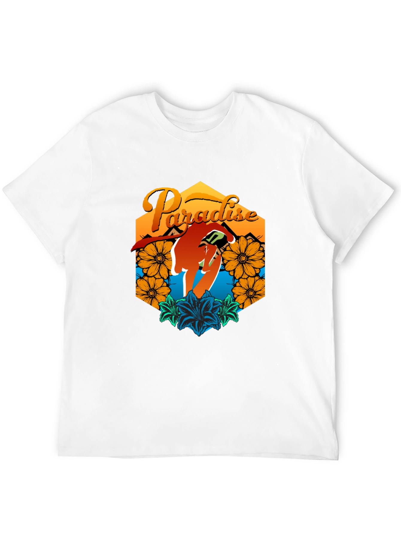 Paradise Graphic Tee - Mens Black T-Shirt