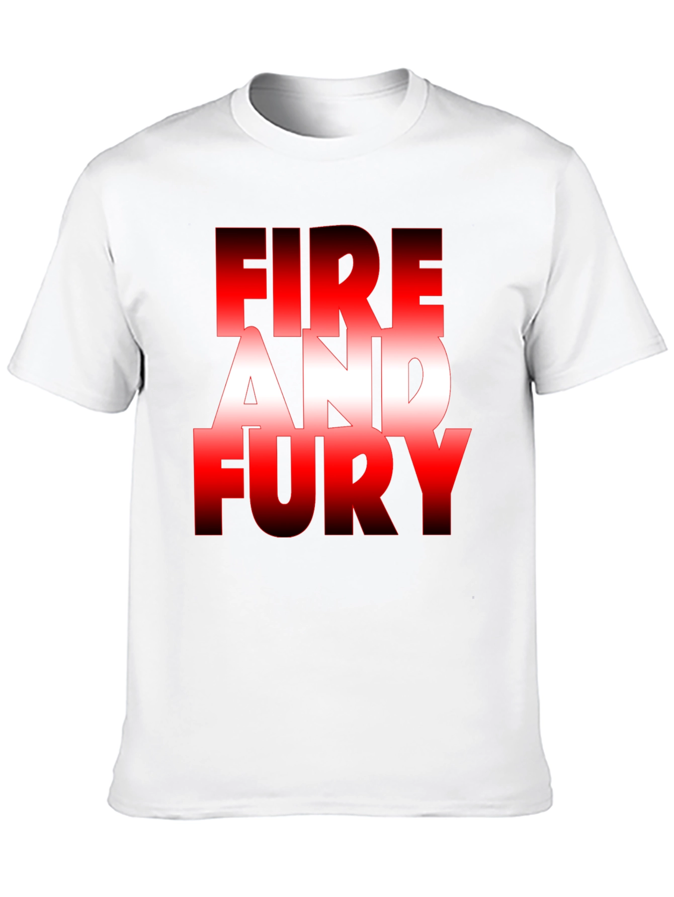 Fire and Fury Graphic Tee - Bold Statement T-Shirt