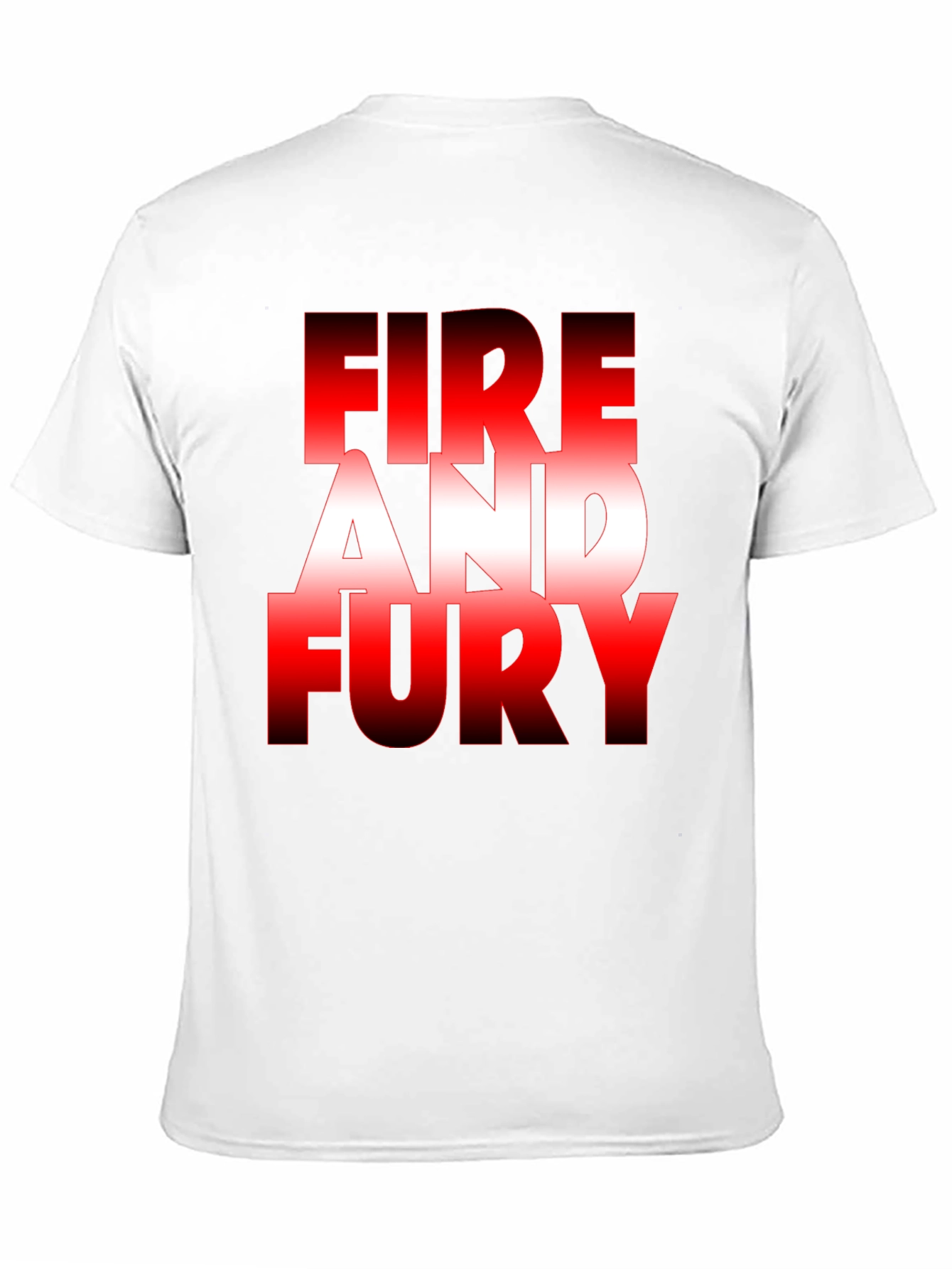 Fire and Fury Graphic Tee - Bold Statement T-Shirt