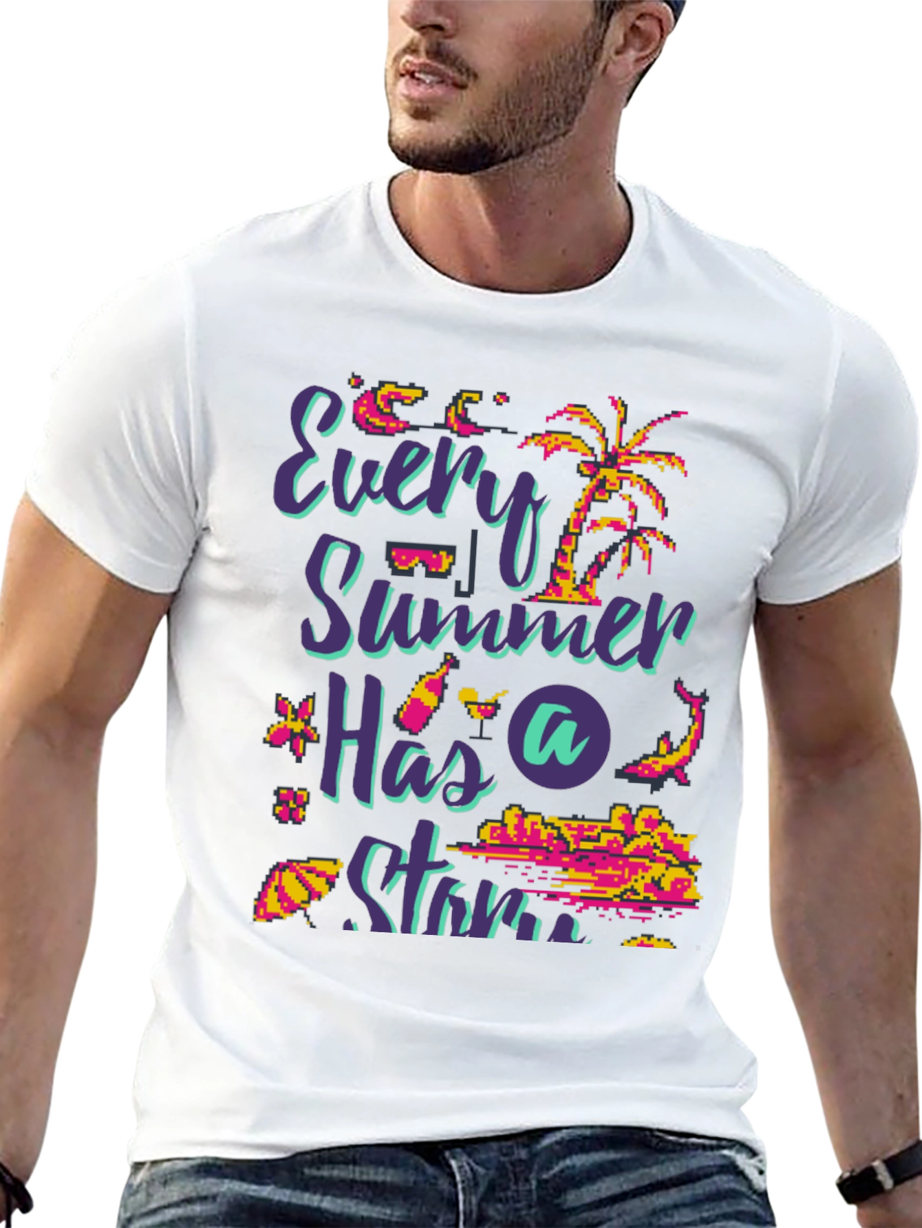 Retro Summer Graphic T-Shirt