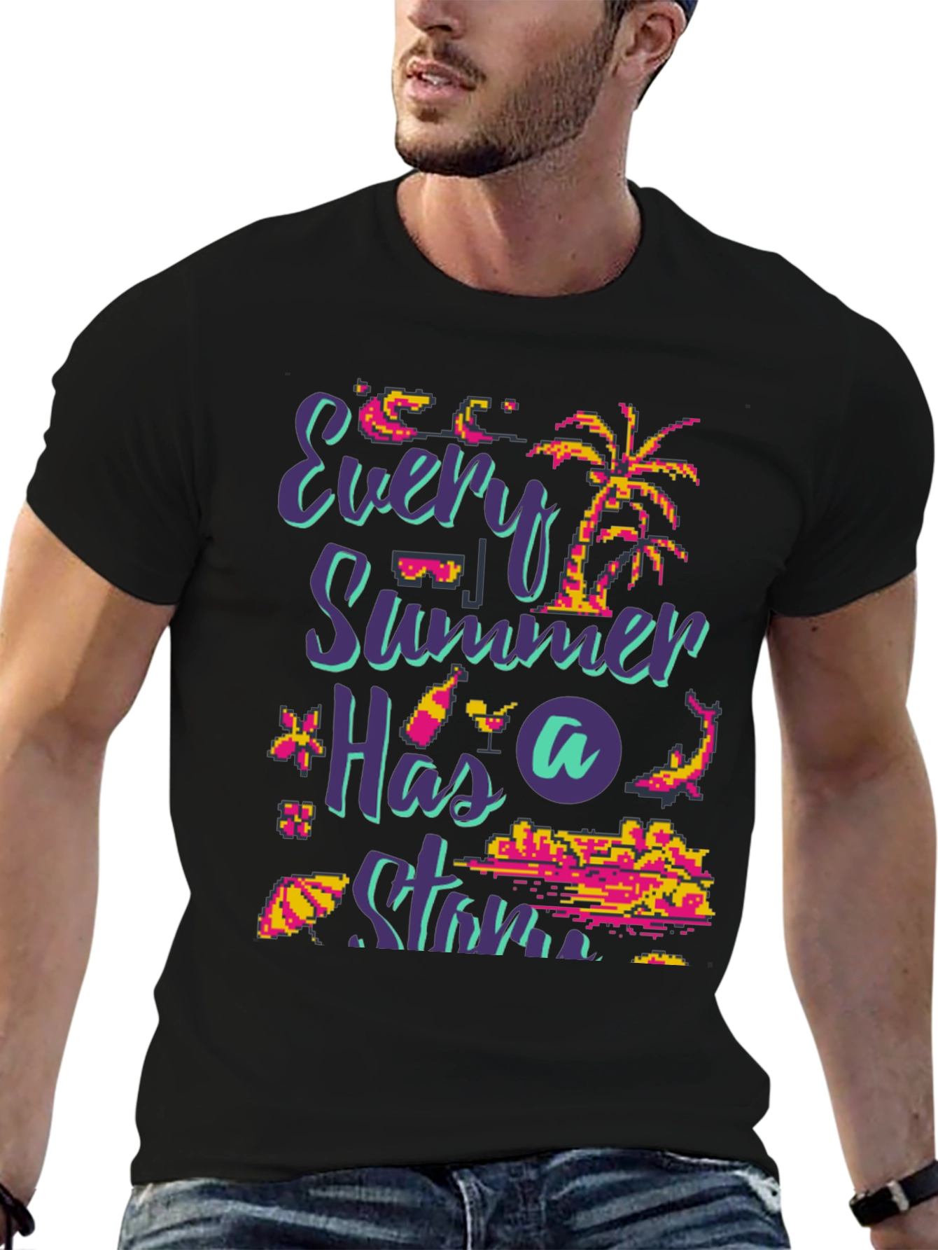 Retro Summer Graphic T-Shirt