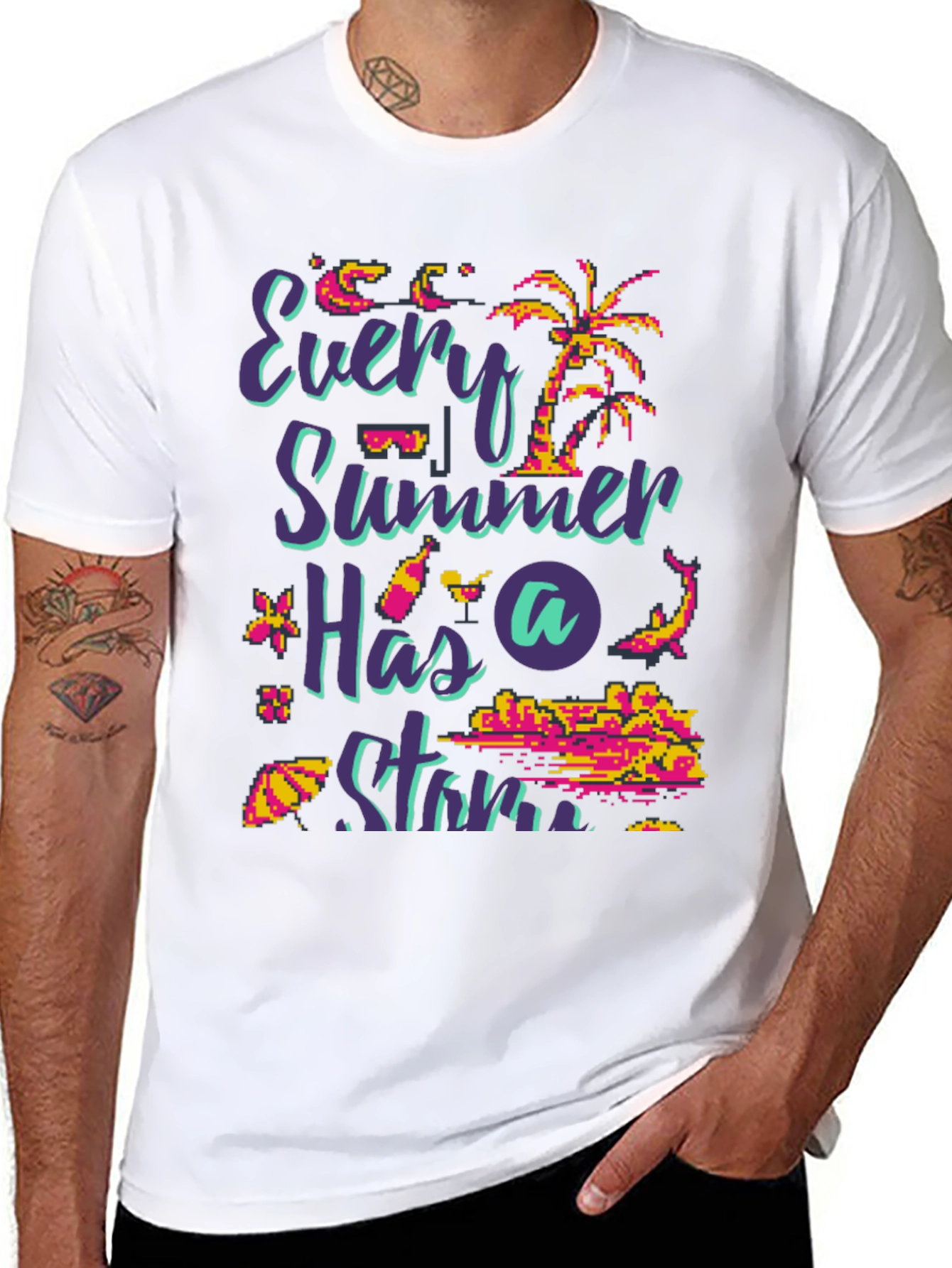 Retro Summer Graphic T-Shirt