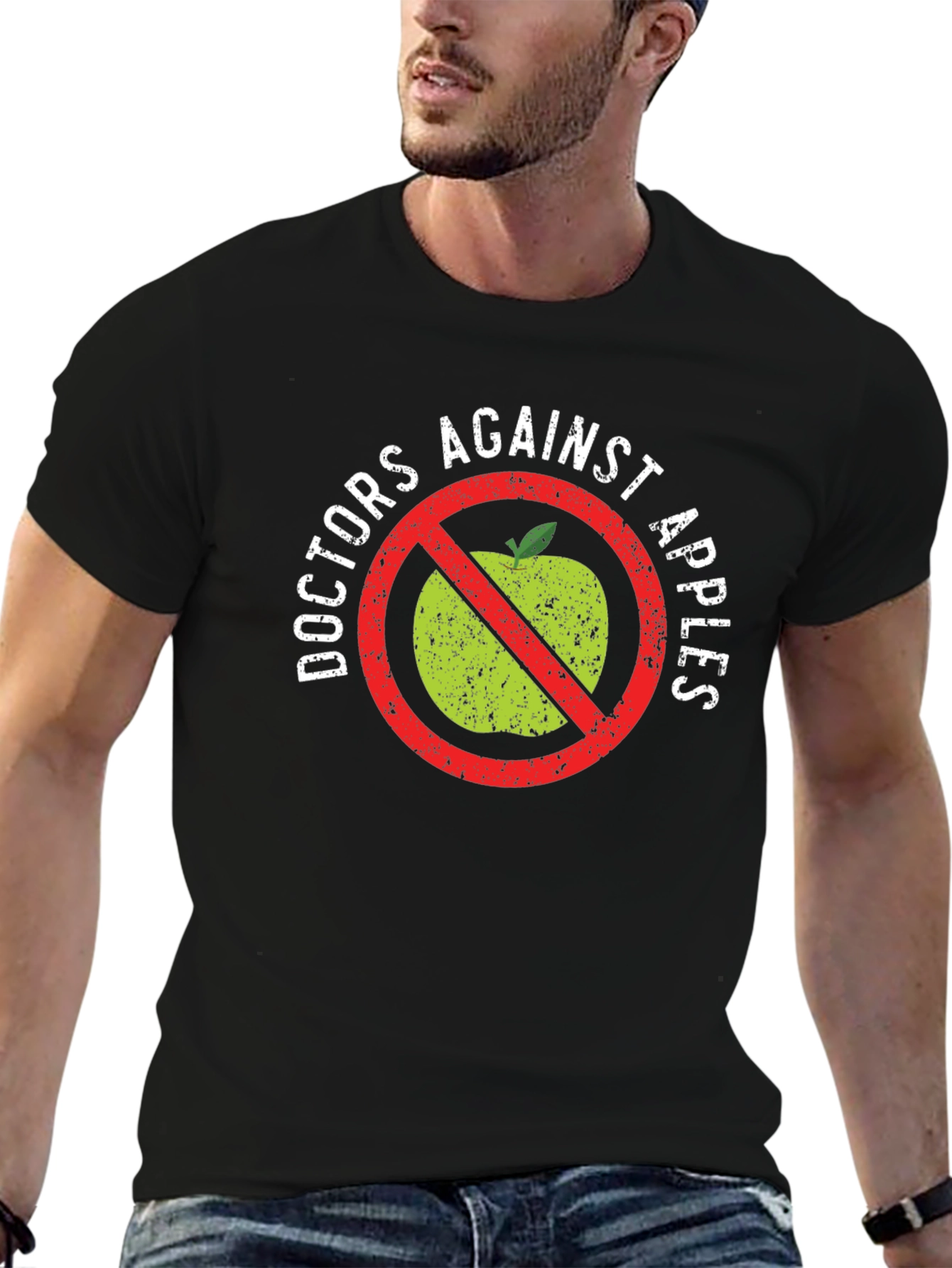Doctors Against Apples Graphic T-Shirt