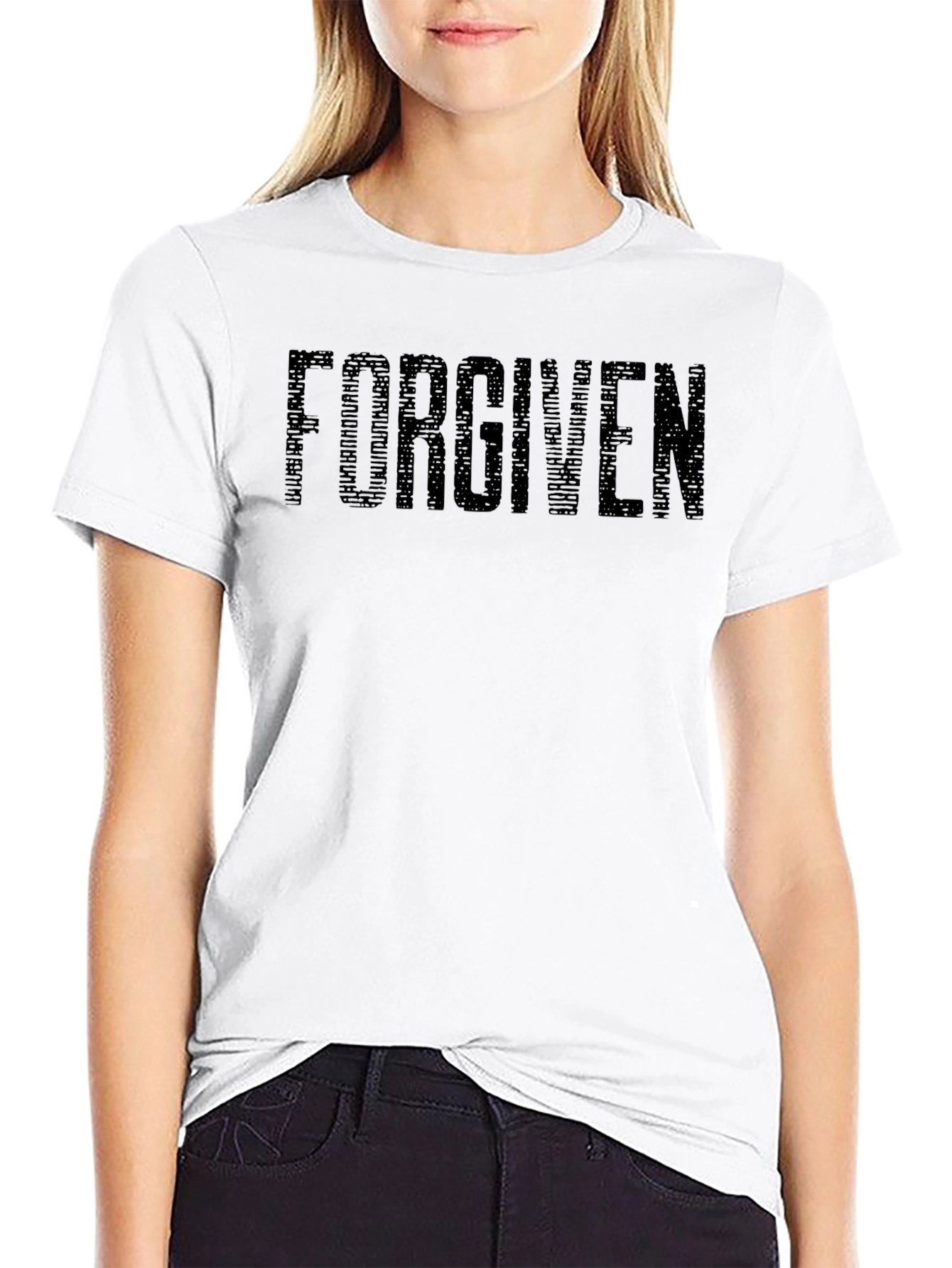 Forgiven Graphic Print Mens T-Shirt