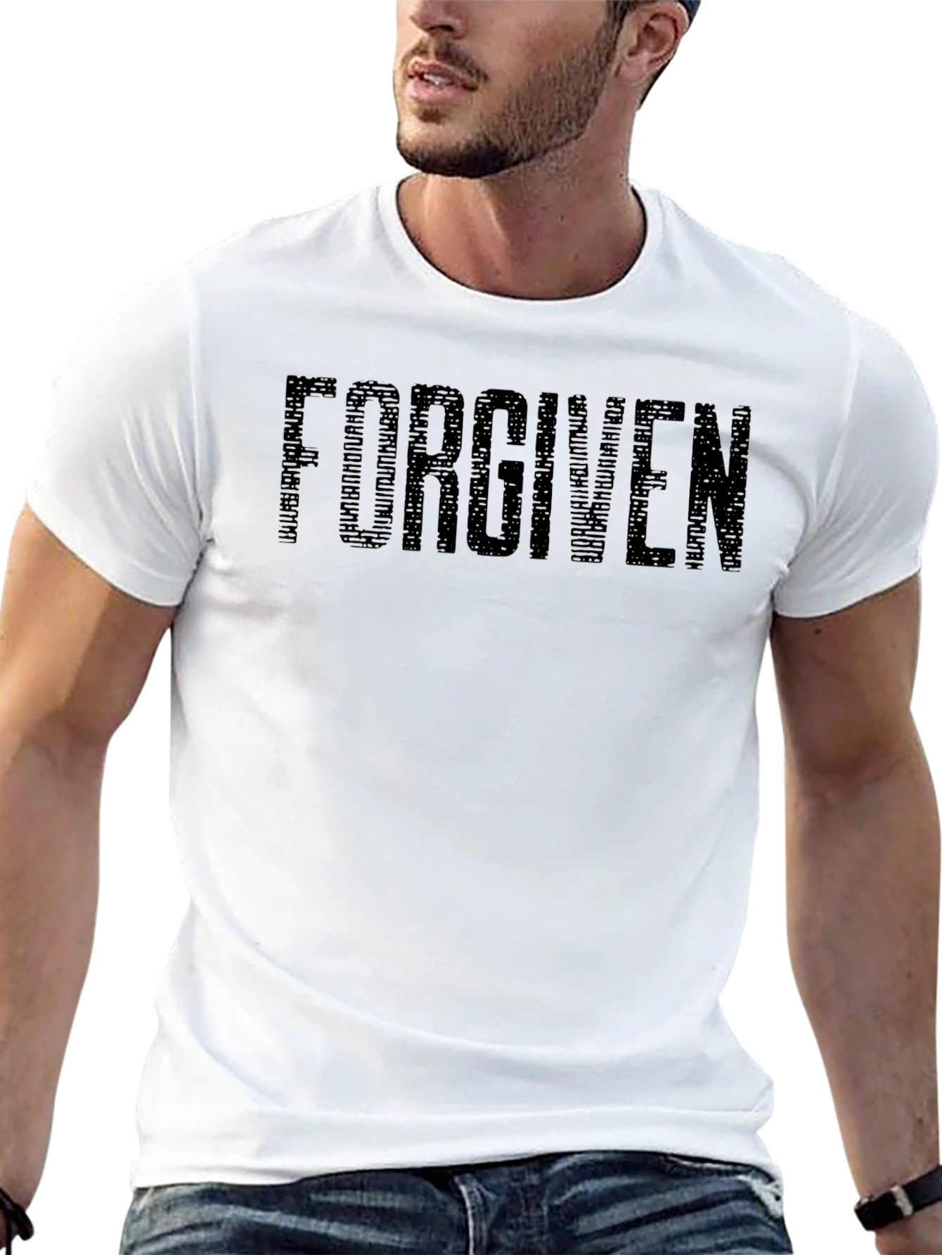 Forgiven Graphic Print Mens T-Shirt