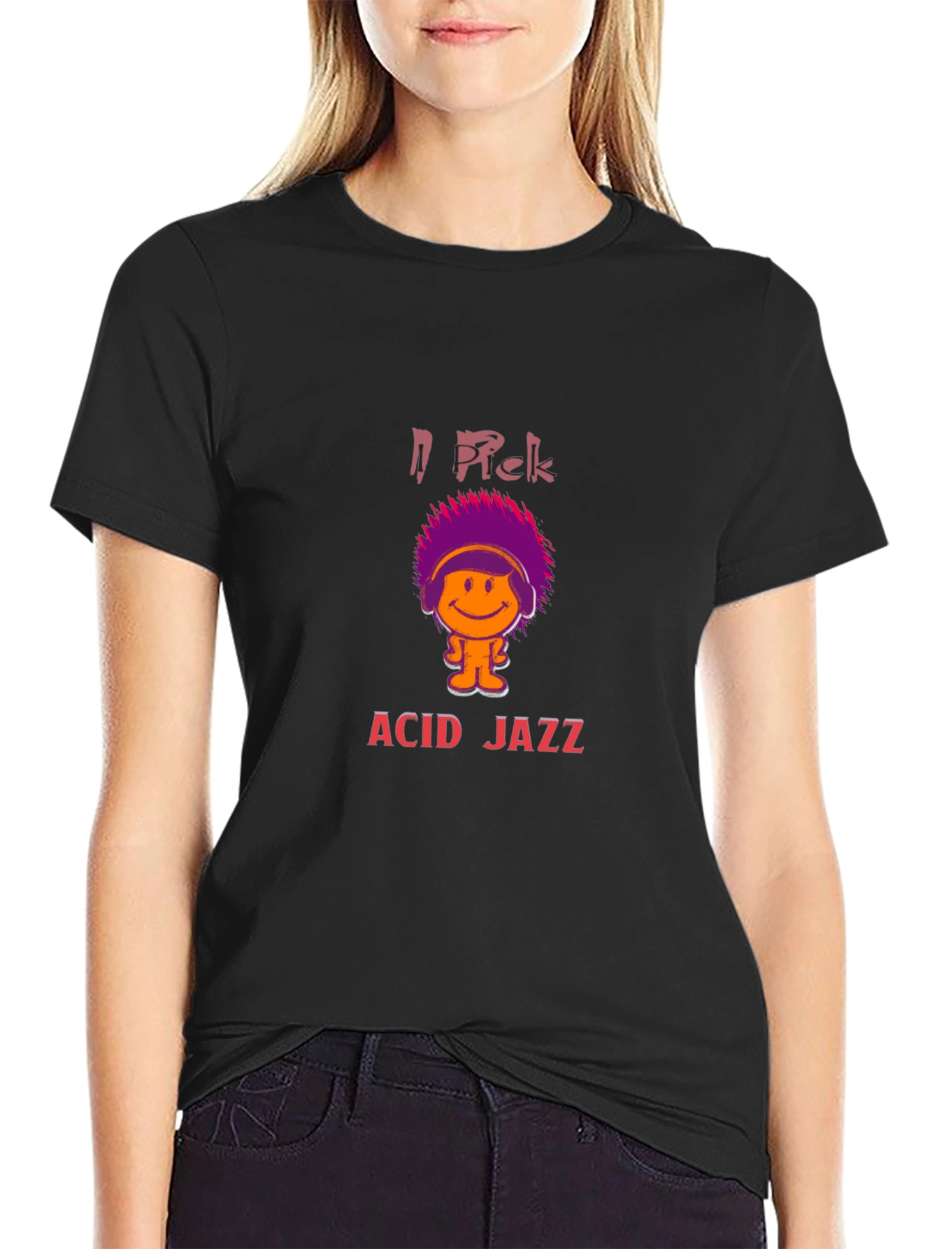 I Rek Acid Jazz Black T-Shirt