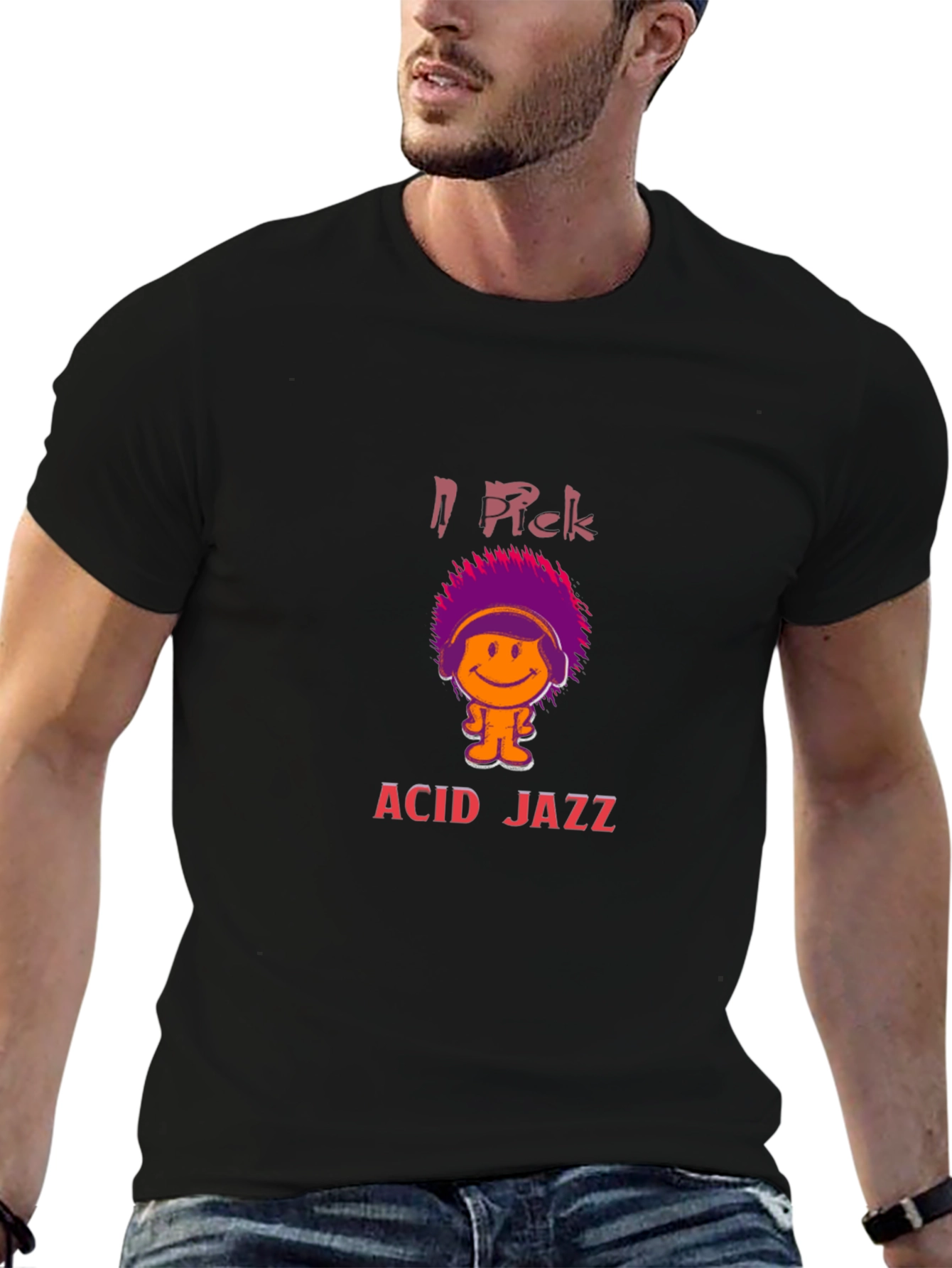 I Rek Acid Jazz Black T-Shirt