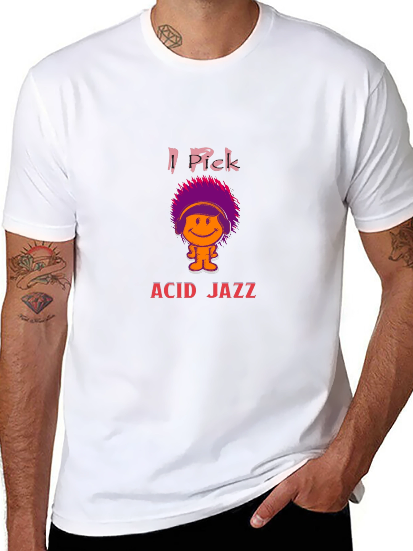 I Rek Acid Jazz Black T-Shirt
