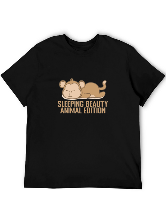 Sleeping Beauty Monkey Graphic Tee