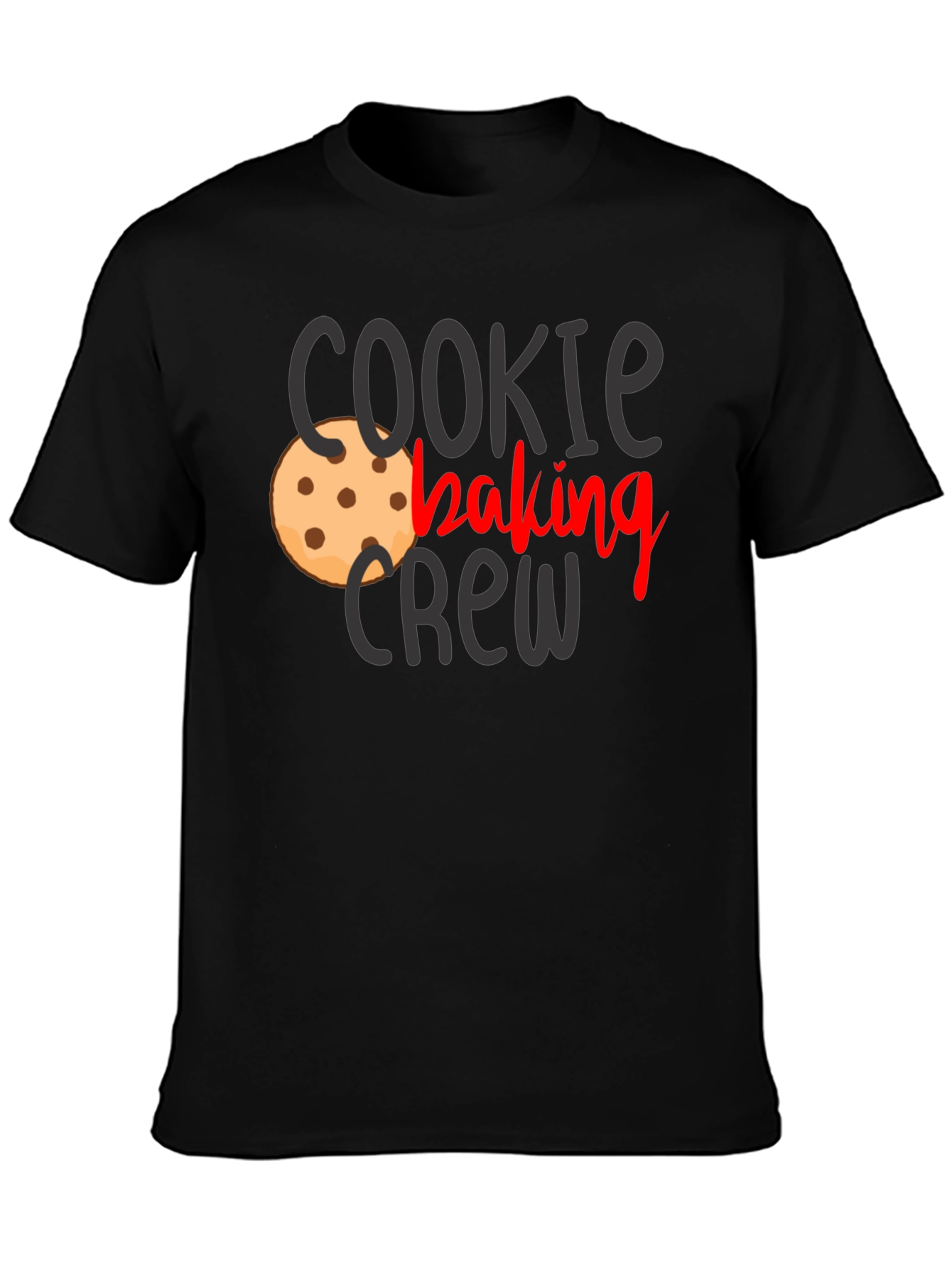 Cookie Baking Crew T-Shirt - Black