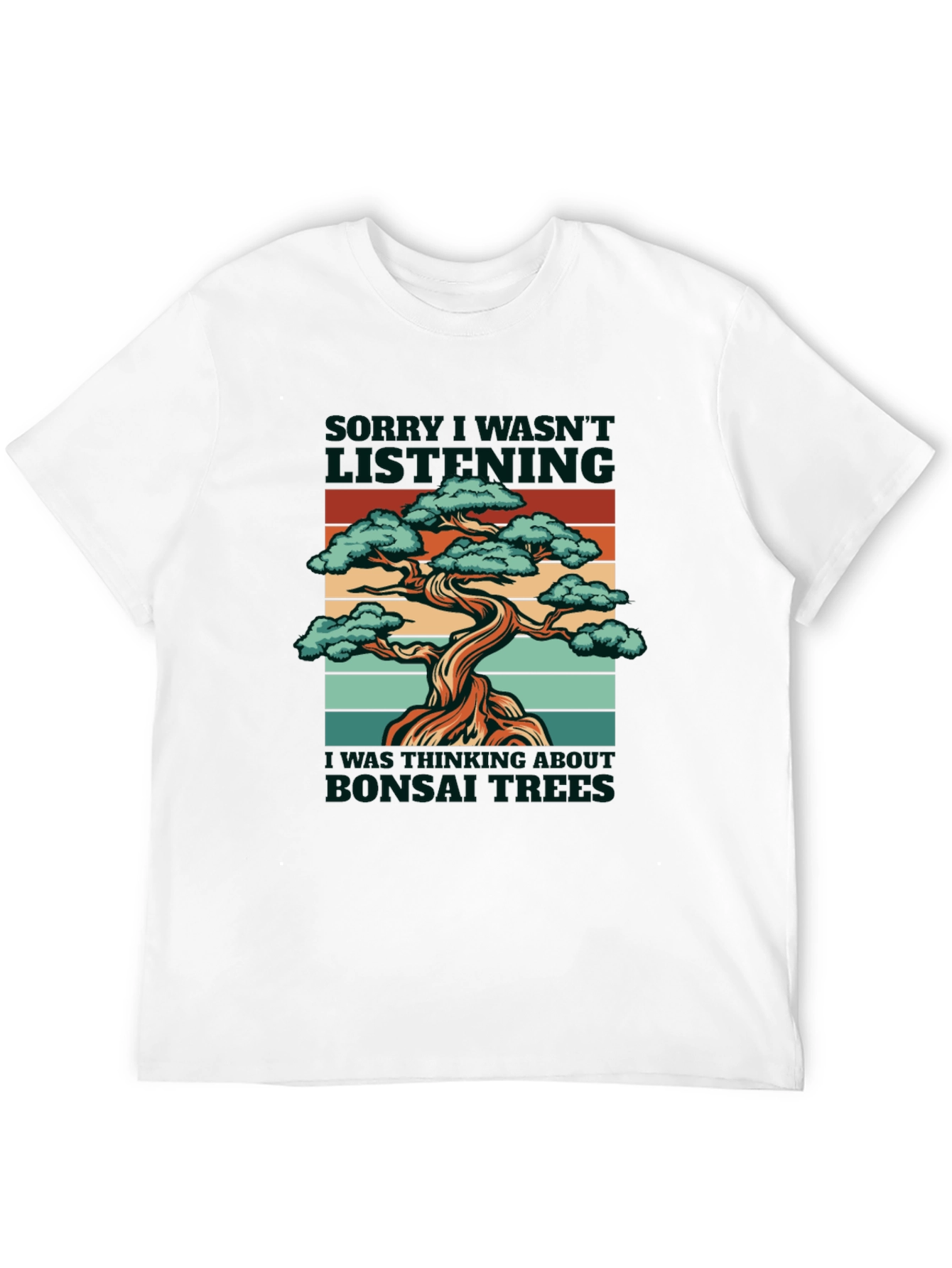 Bonsai Tree Graphic T-Shirt - I Like Bonsai