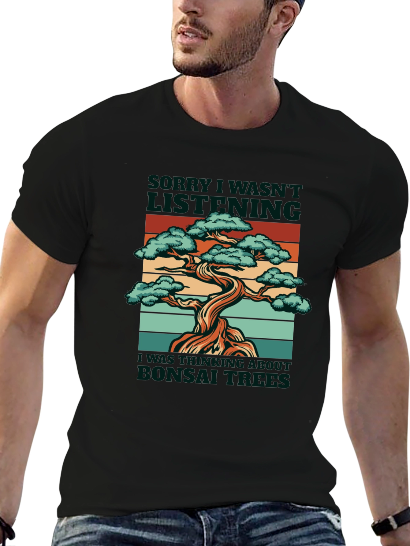 Bonsai Tree Graphic T-Shirt - I Like Bonsai