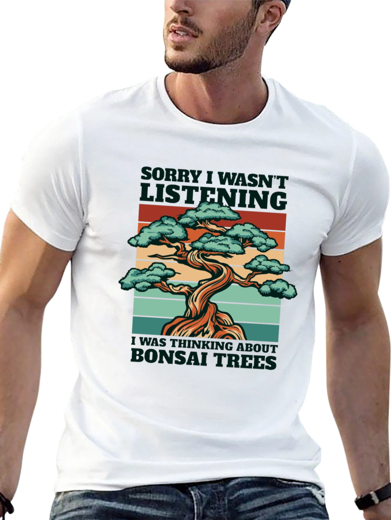 Bonsai Tree Graphic T-Shirt - I Like Bonsai