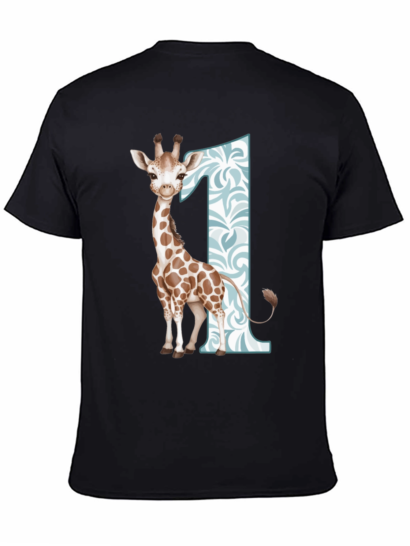 Giraffe First Birthday T-Shirt for Boys