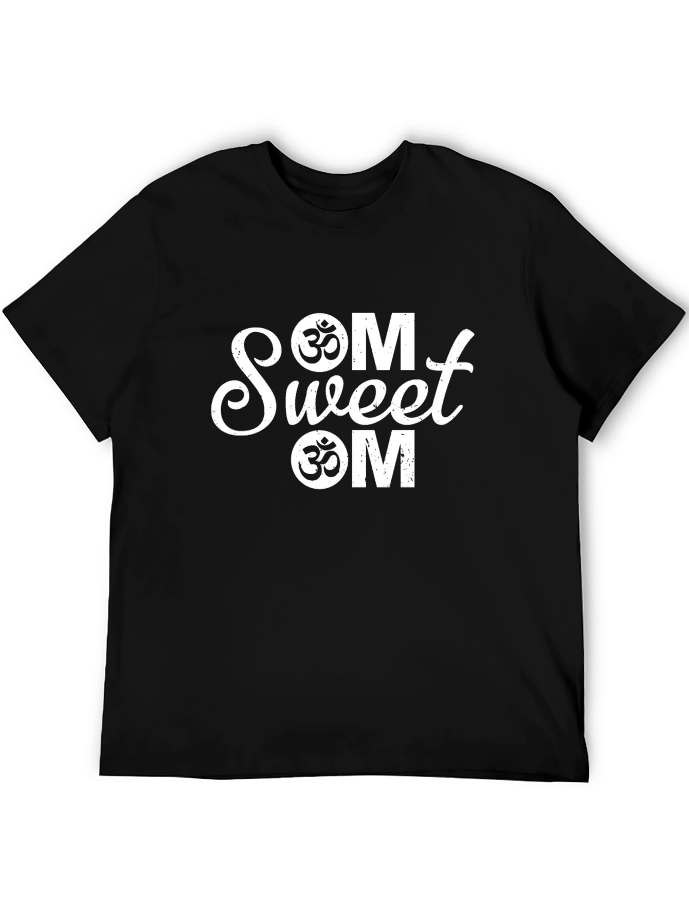 Om Sweet Om T-Shirt - Black Graphic Tee