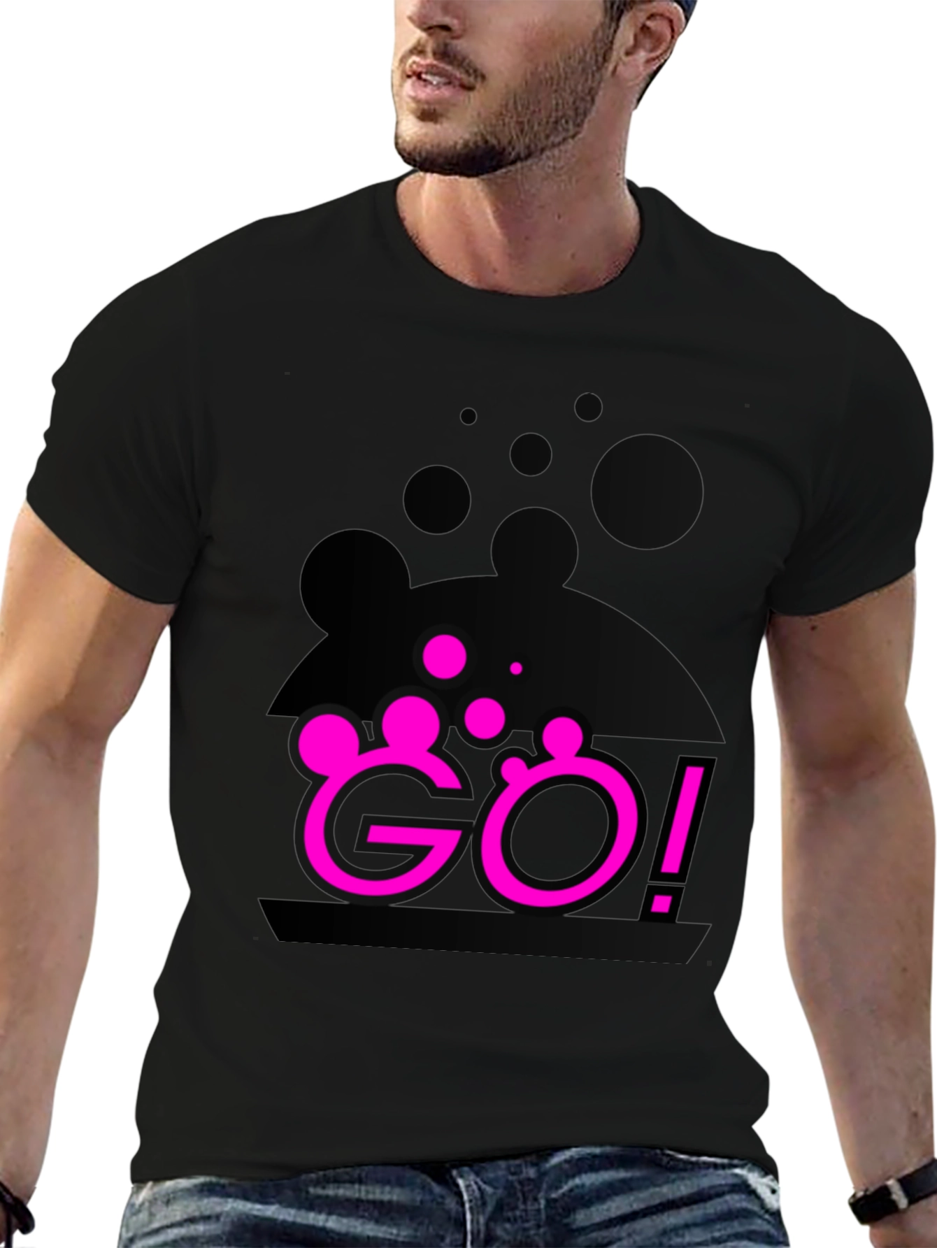 Bold Go! Graphic Tee - Modern Streetwear