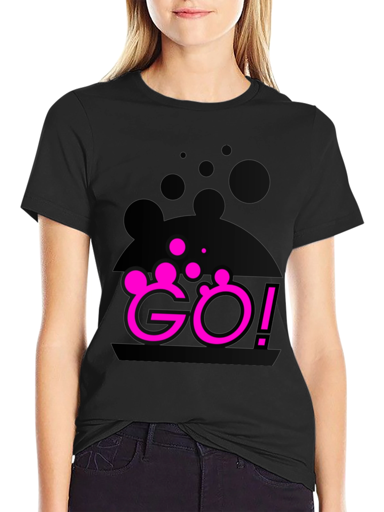 Bold Go! Graphic Tee - Modern Streetwear