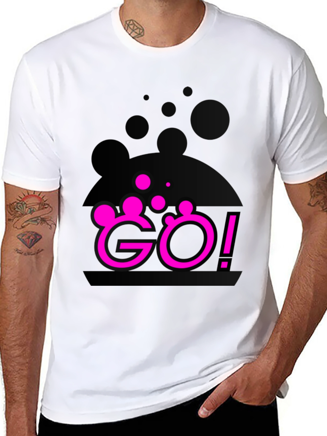 Bold Go! Graphic Tee - Modern Streetwear