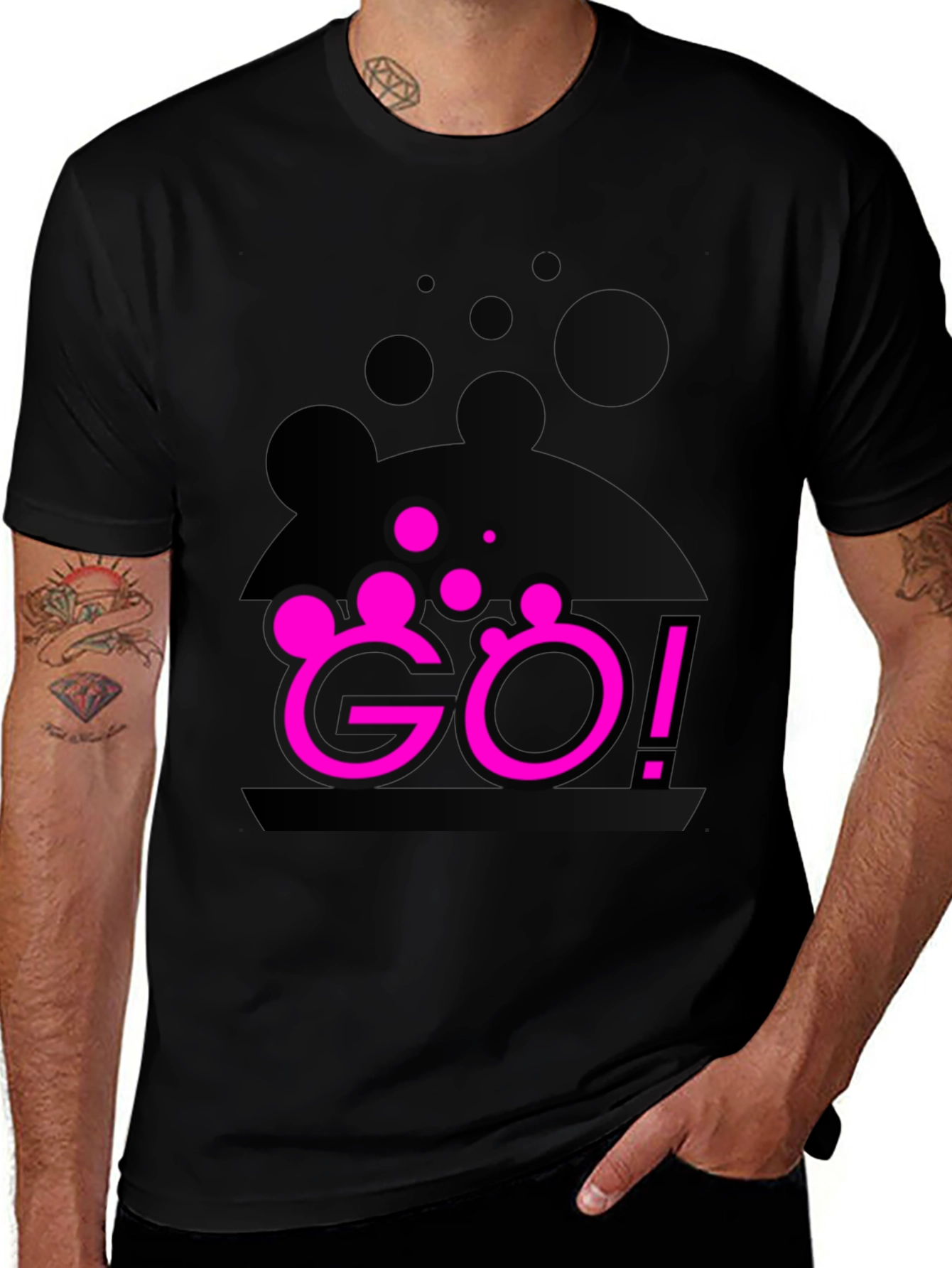 Bold Go! Graphic Tee - Modern Streetwear