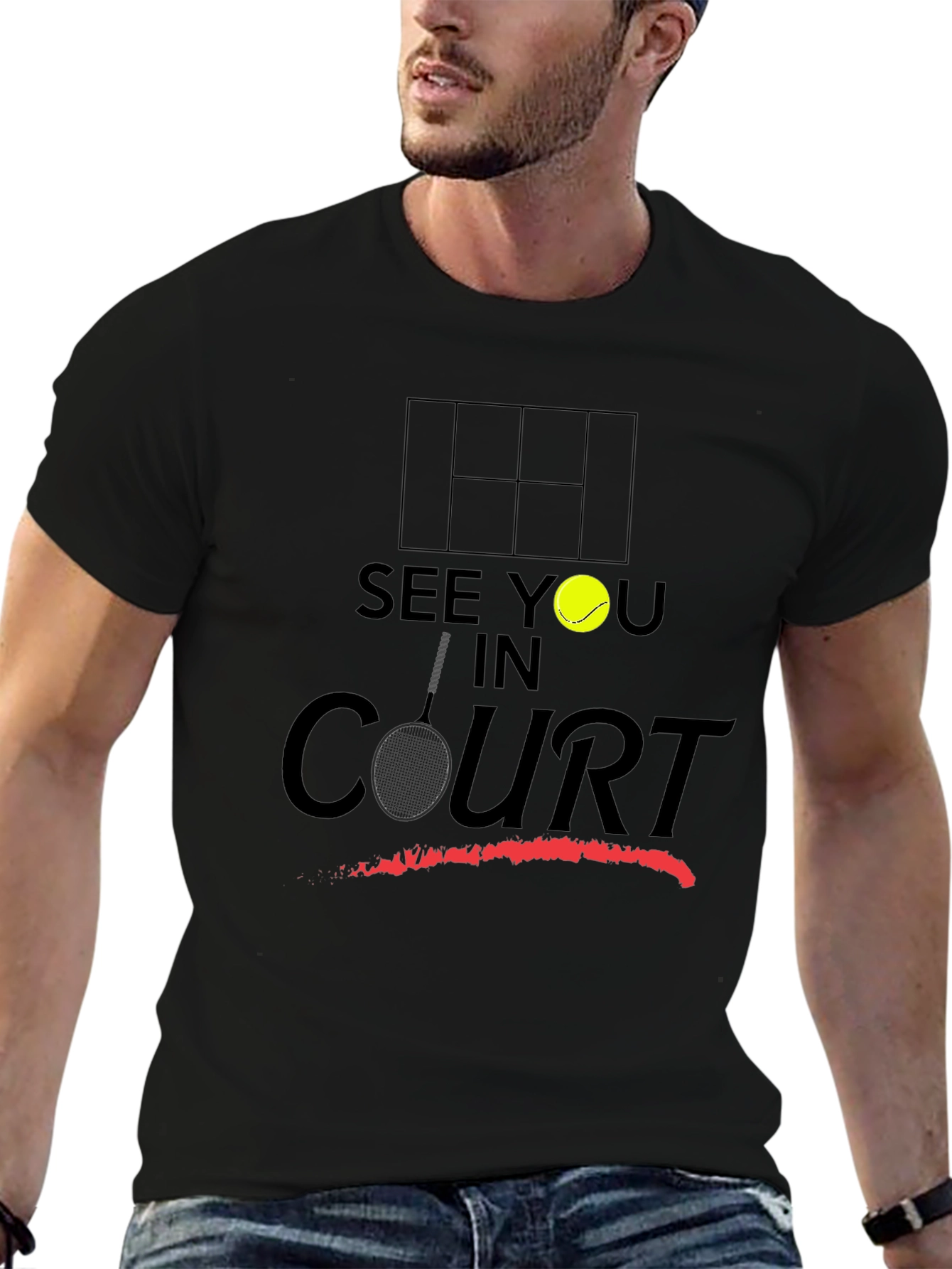 See You In Court T-Shirt - Tennis Player Tee