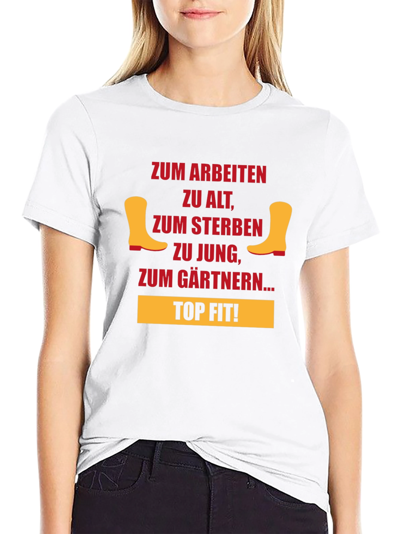 Funny Gardening T-Shirt - Too Old to Work