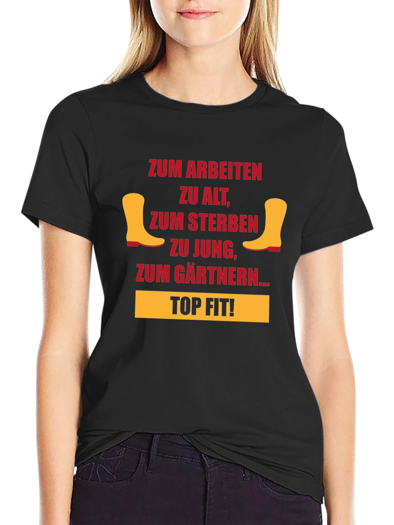 Funny Gardening T-Shirt - Too Old to Work