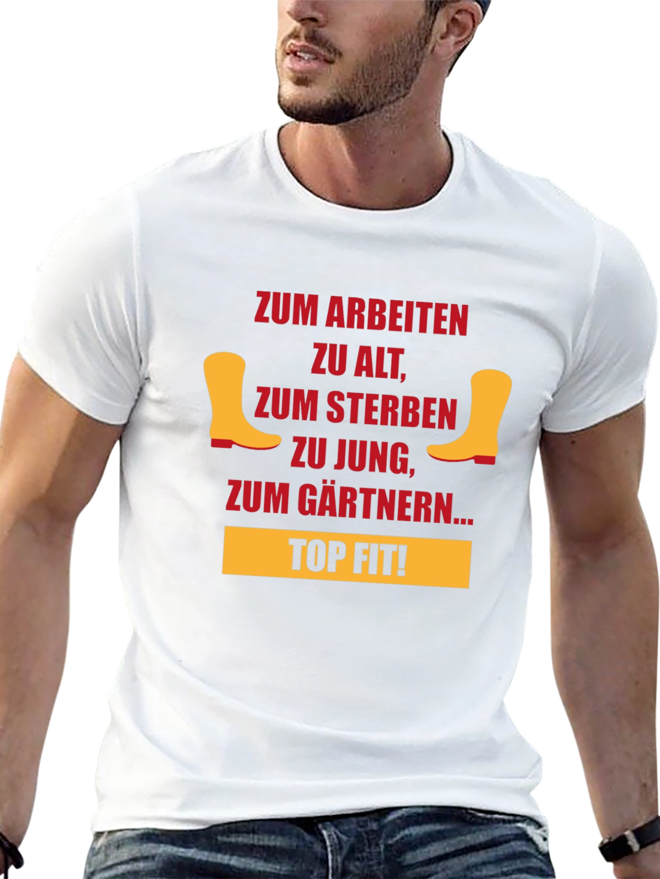 Funny Gardening T-Shirt - Too Old to Work