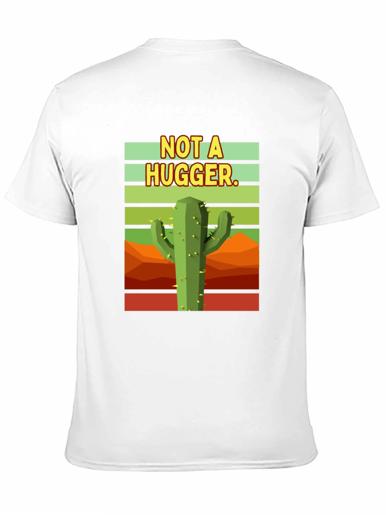 Not a Hugger Cactus Graphic T-Shirt
