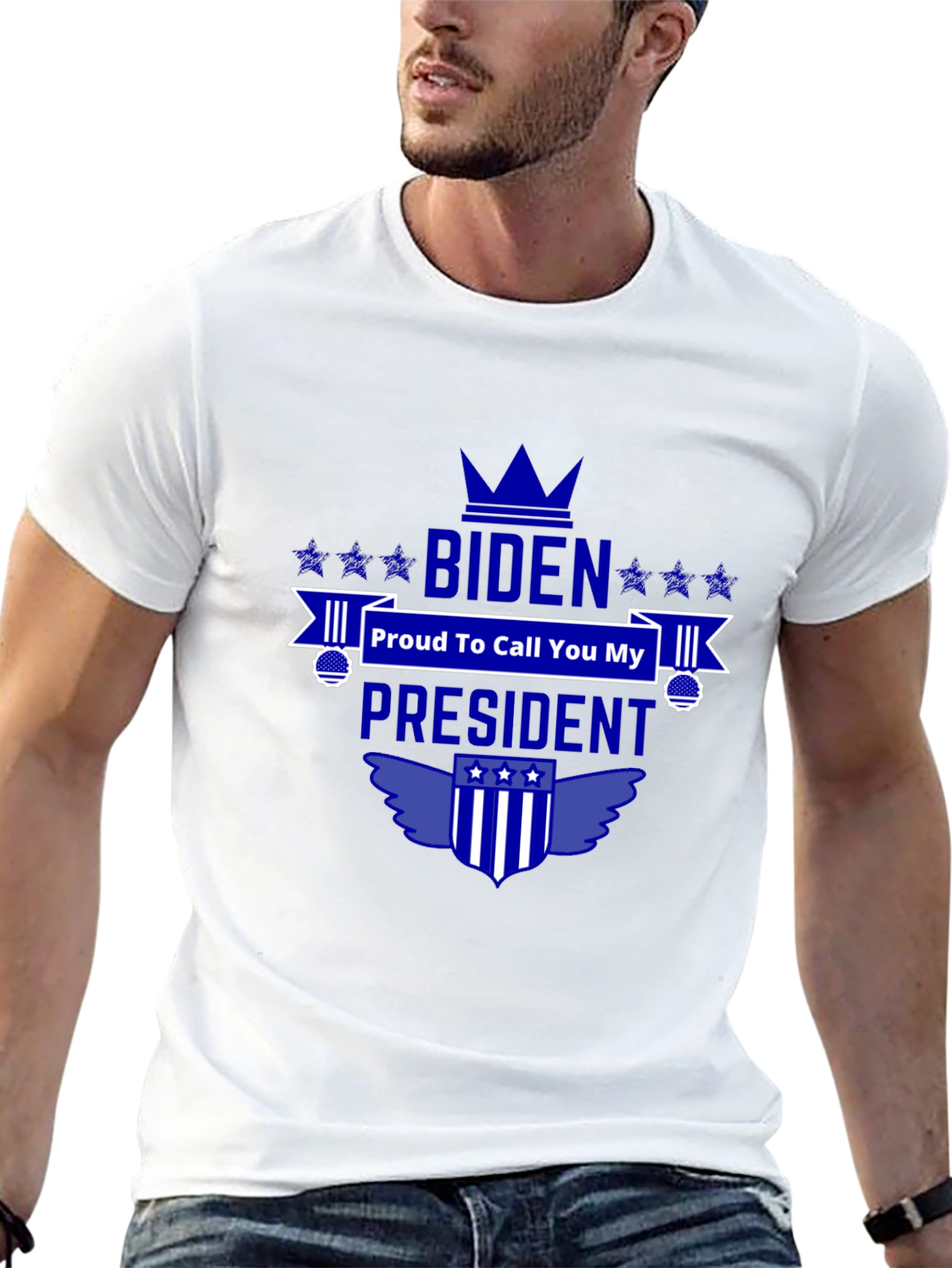 Biden Proud President Graphic Tee - Patriotic Apparel