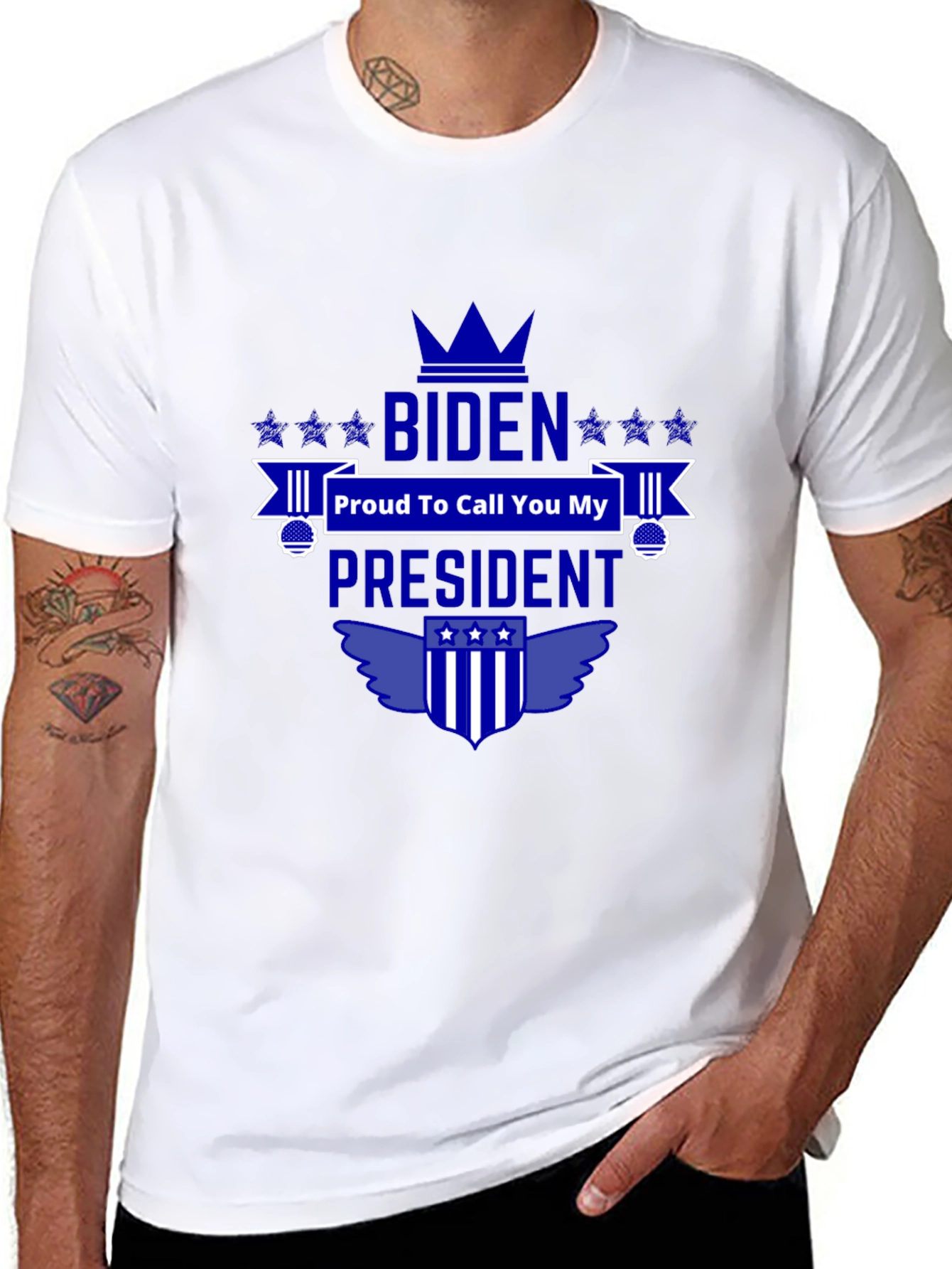 Biden Proud President Graphic Tee - Patriotic Apparel