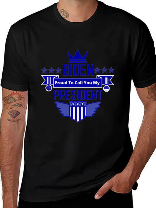 Biden Proud President Graphic Tee - Patriotic Apparel