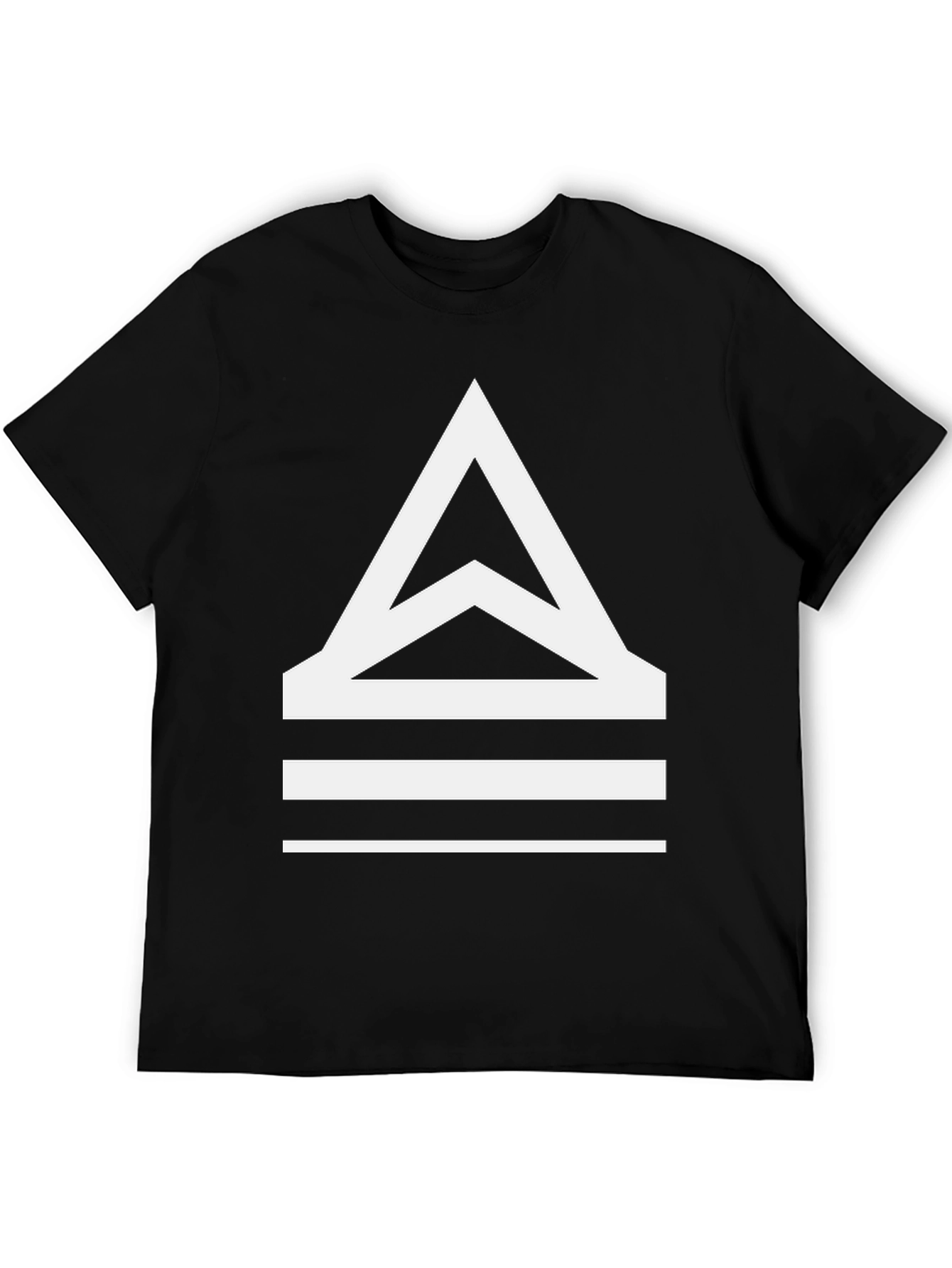 Modern Geometric Triangle Graphic Tee