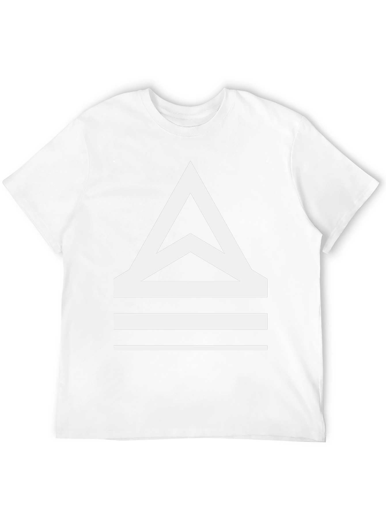 Modern Geometric Triangle Graphic Tee