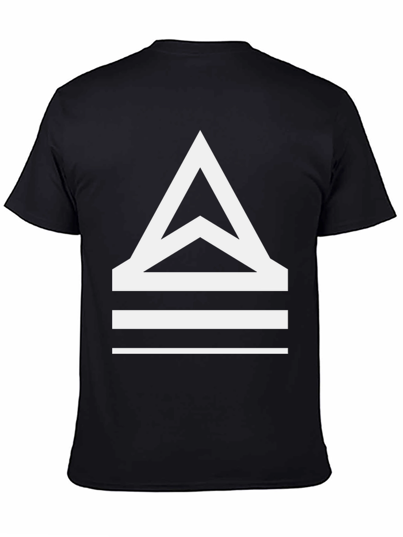 Modern Geometric Triangle Graphic Tee