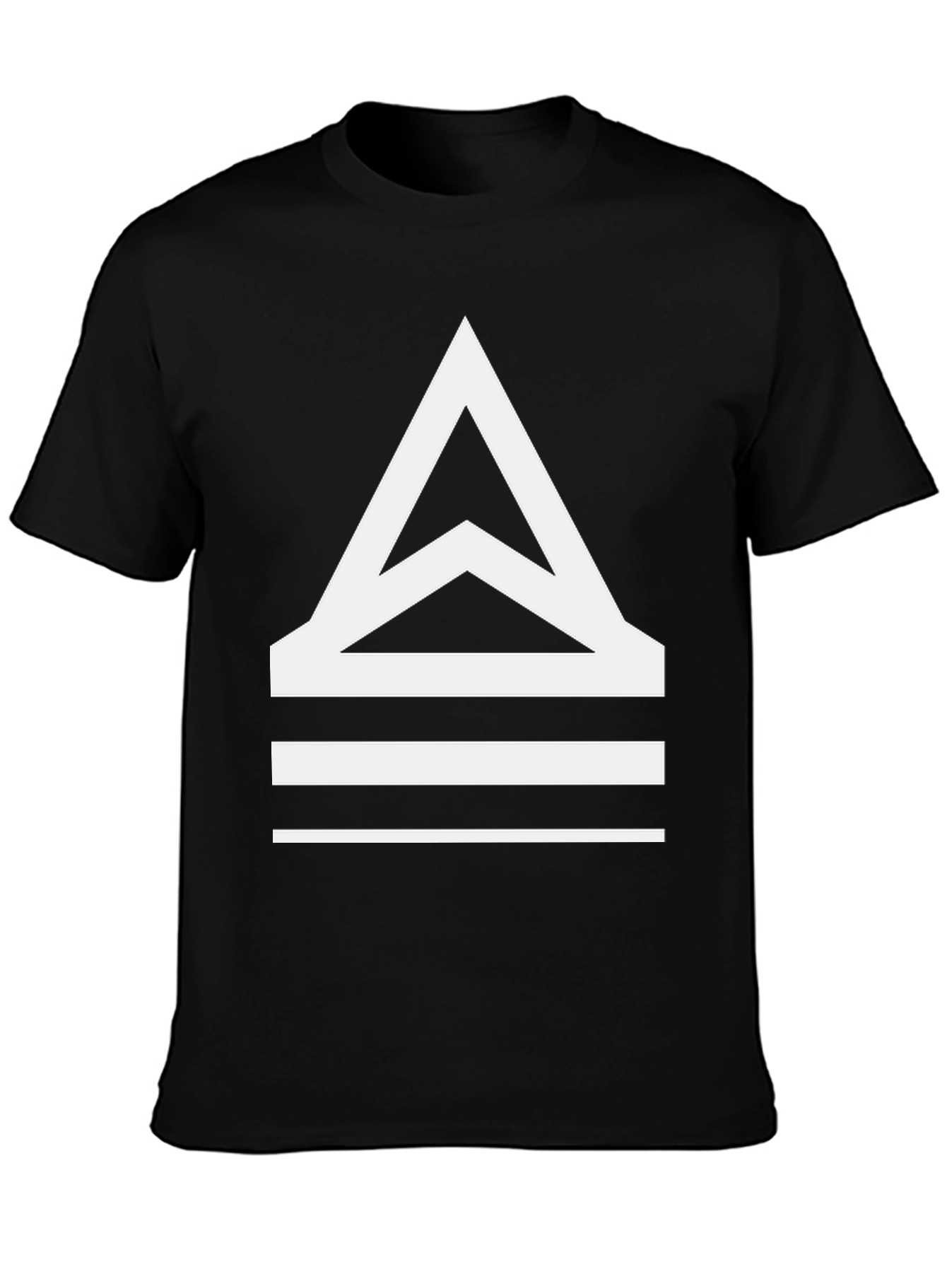 Modern Geometric Triangle Graphic Tee