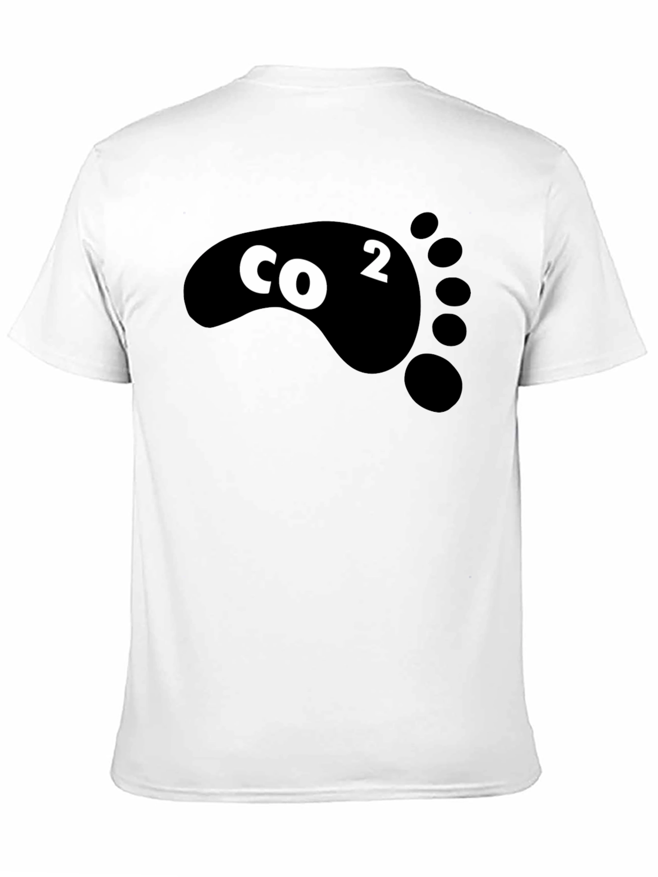 CO2 Footprint T-Shirt - Black Graphic Tee