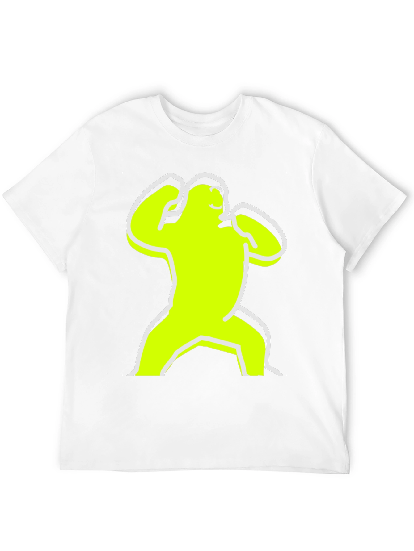 Black T-Shirt - Cartoon Graphic