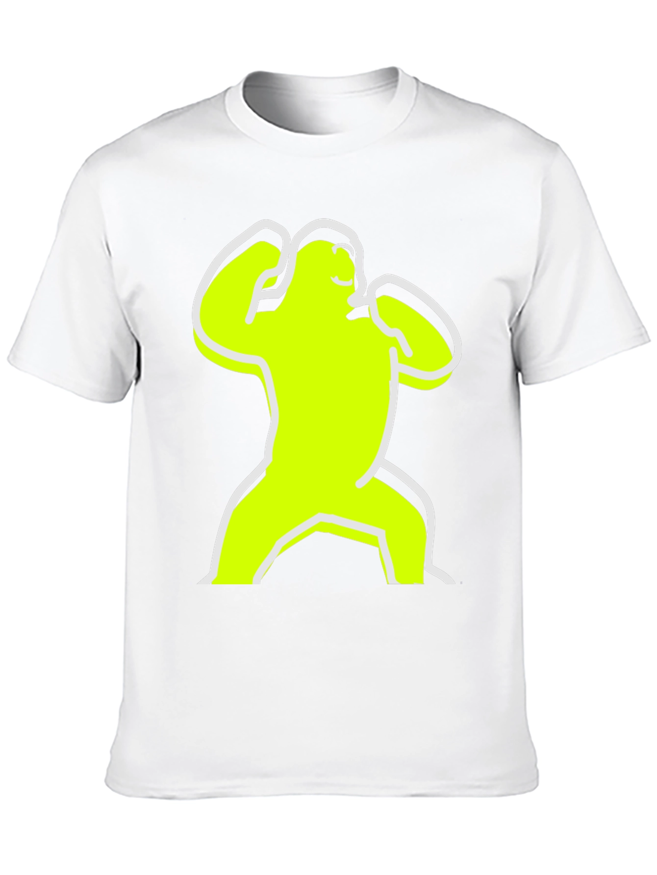 Black T-Shirt - Cartoon Graphic