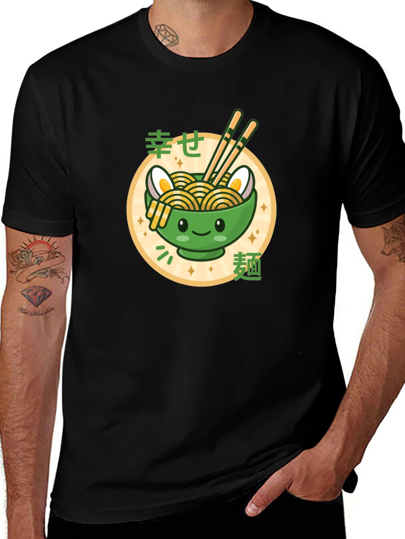 Kawaii Ramen T-Shirt - Cute Japanese Noodles Graphic Tee